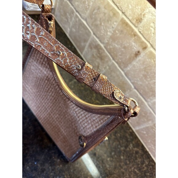 Brahmin Tabitha Honey Brown Sandalwood Medium Shoulder NEW - Picture 7 of 12